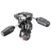 Manfrotto MH804-3W Three way Tripod head with RC2 quick Release plate